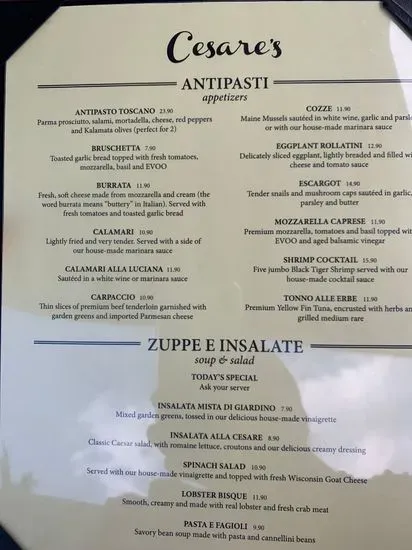 Menu 2