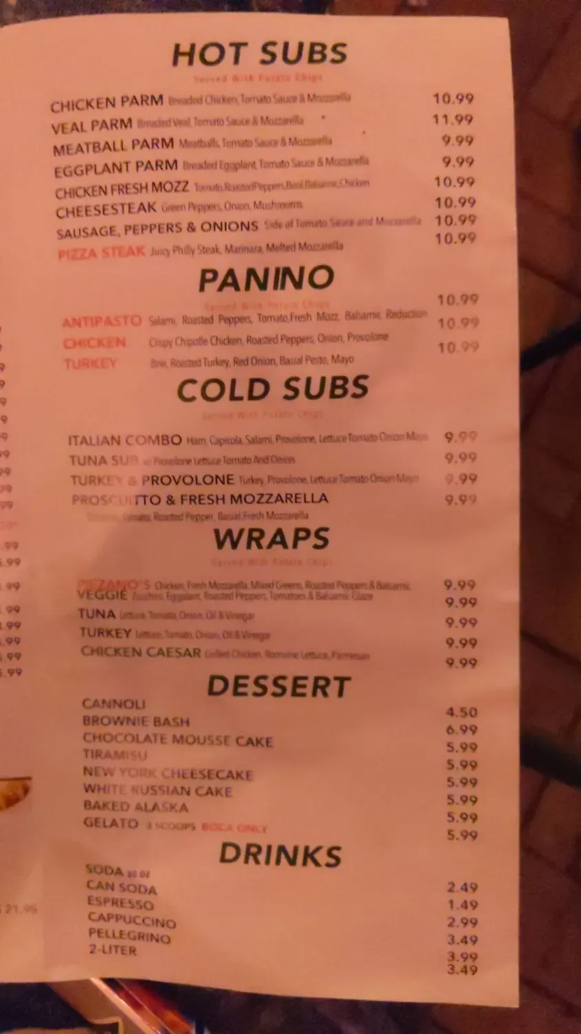 Menu 2