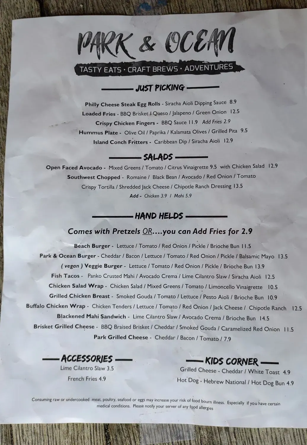 Menu 5