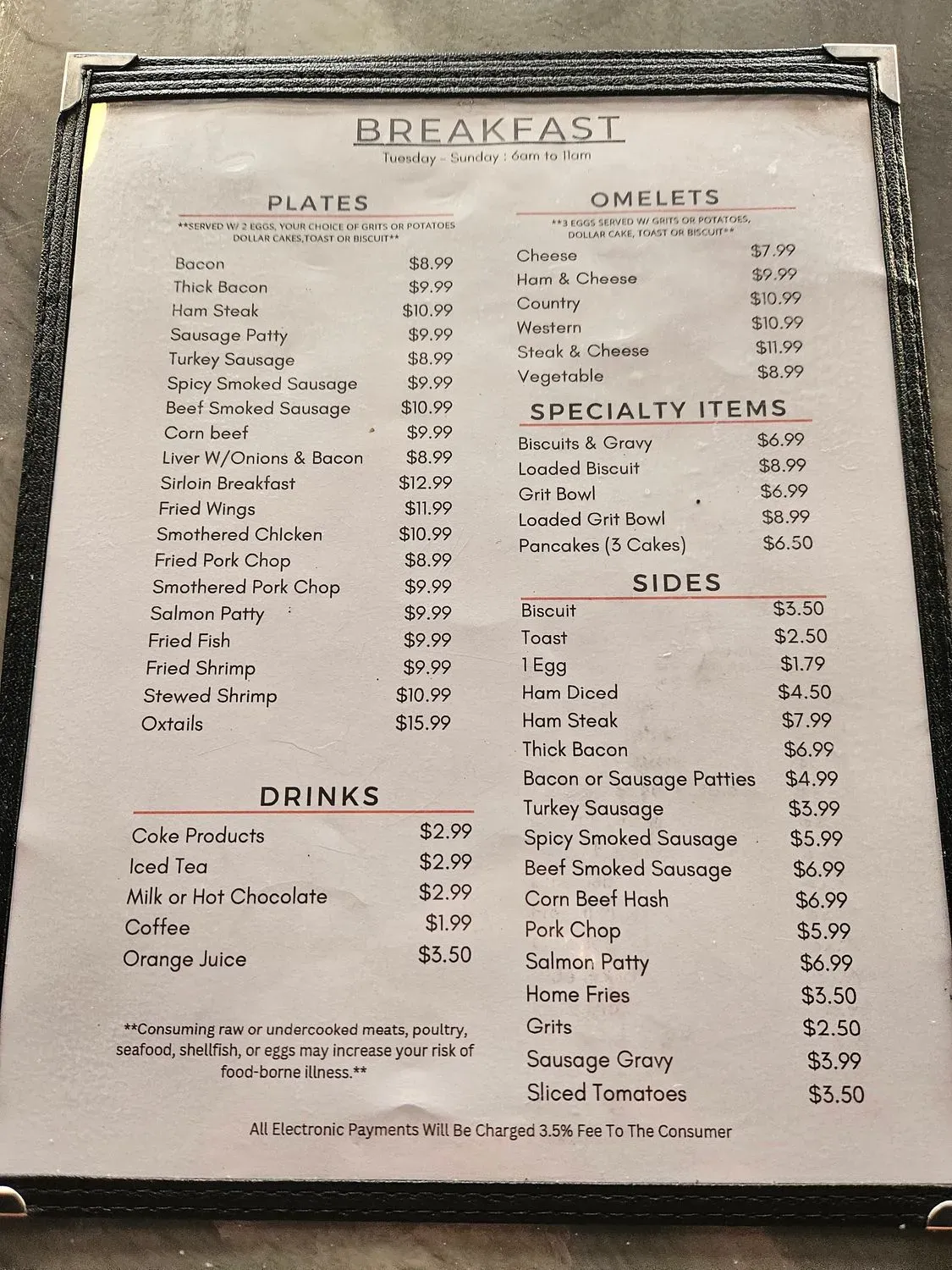 Menu 5