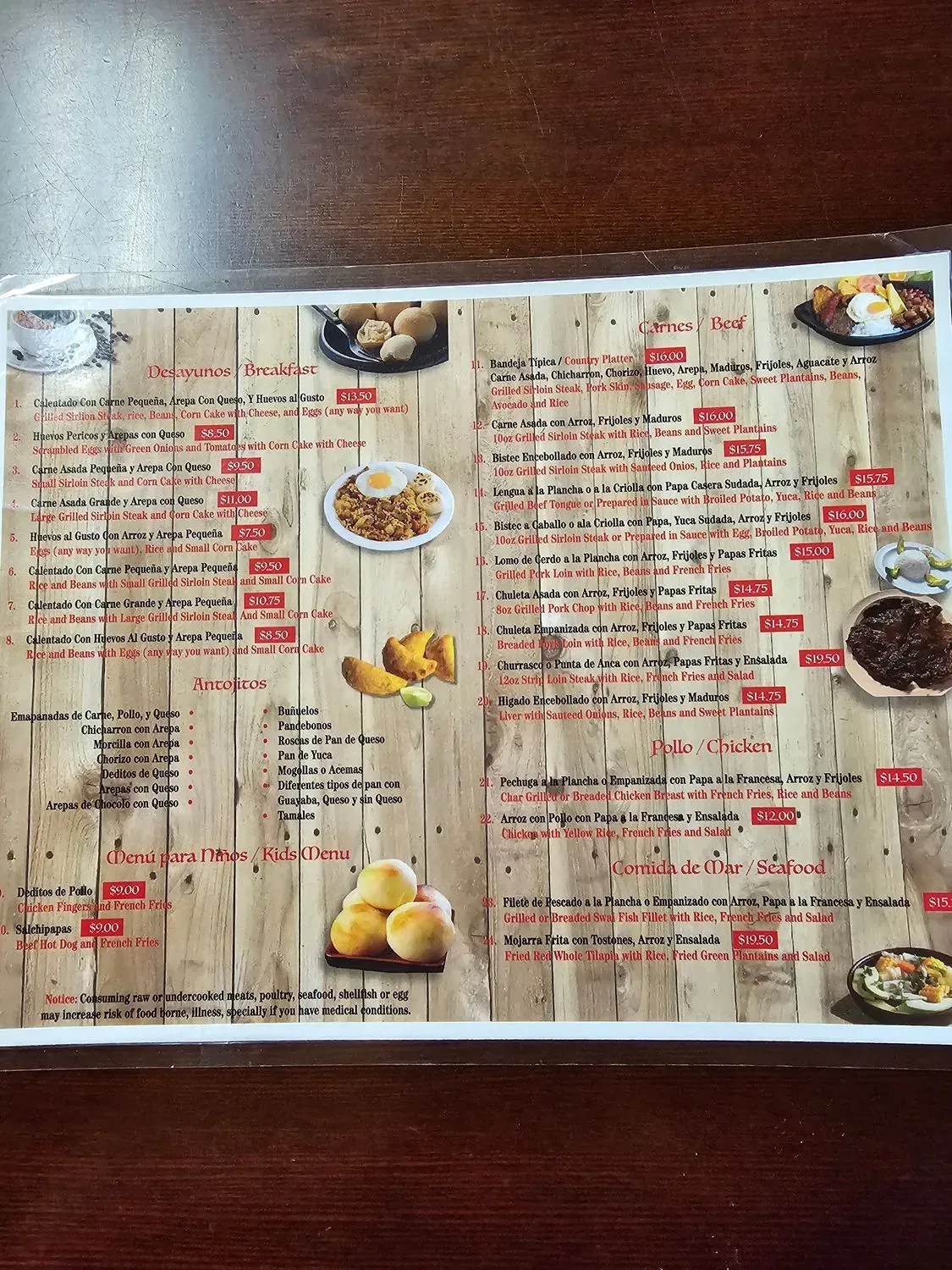 Menu 4