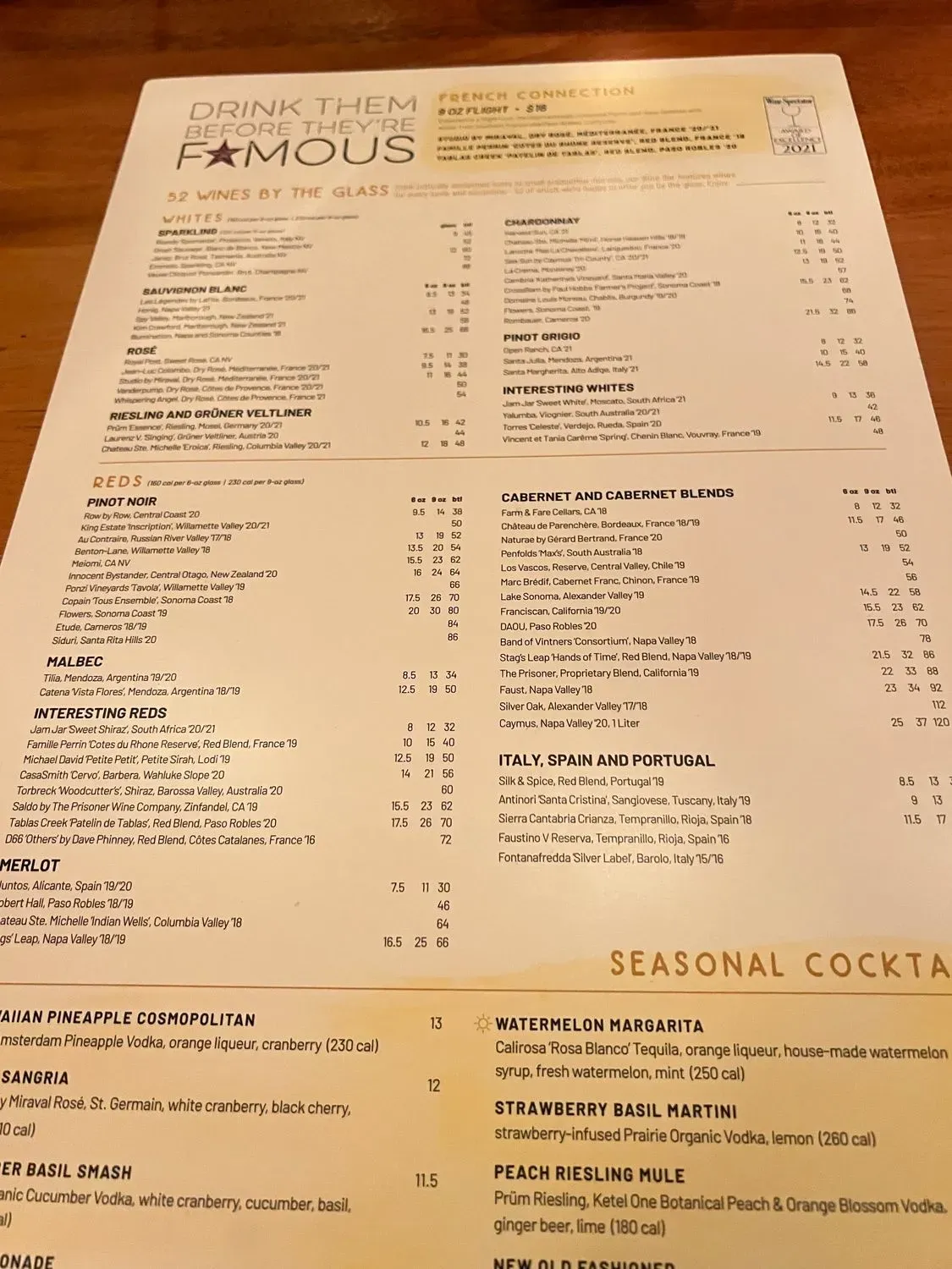 Menu 6