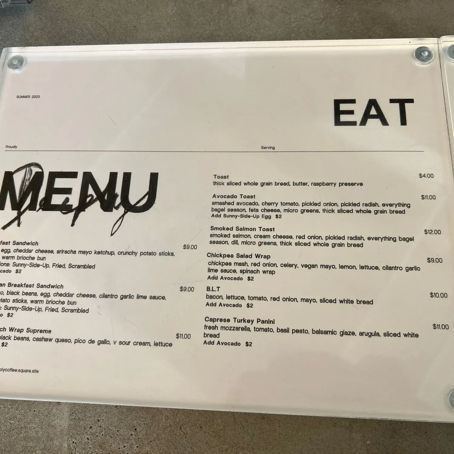 Menu 3