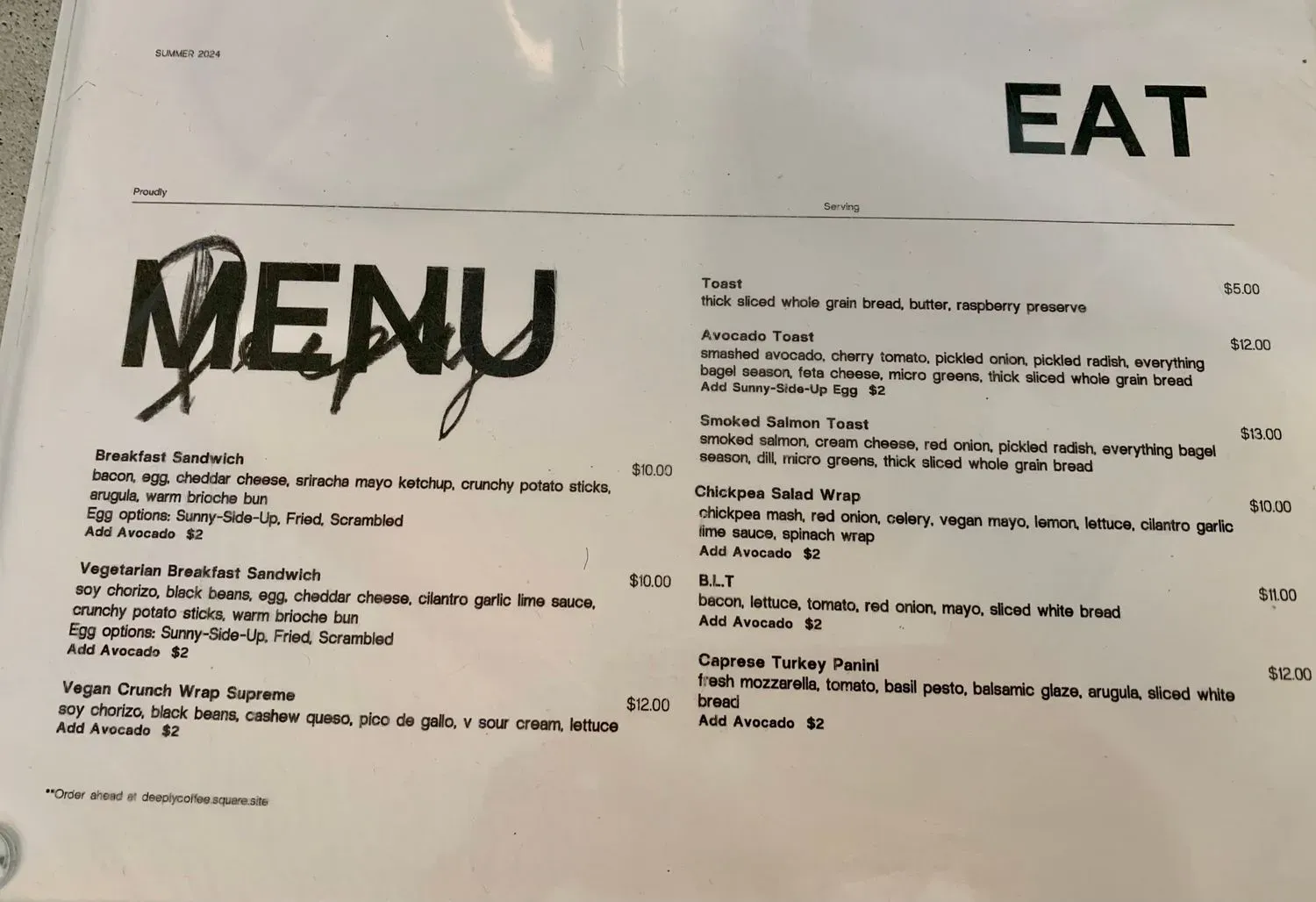 Menu 6