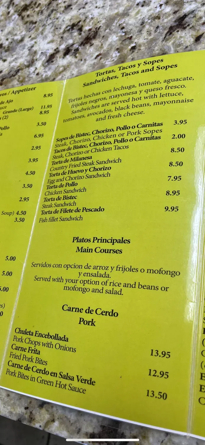 Menu 6