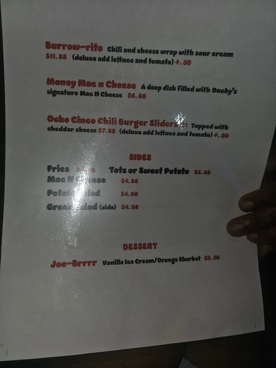 Menu 5