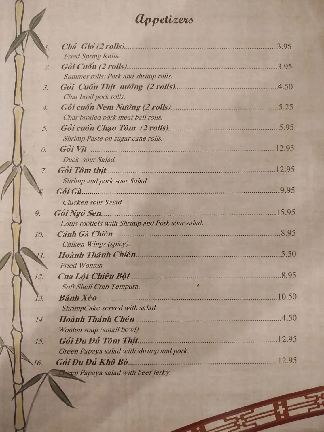 Menu 5