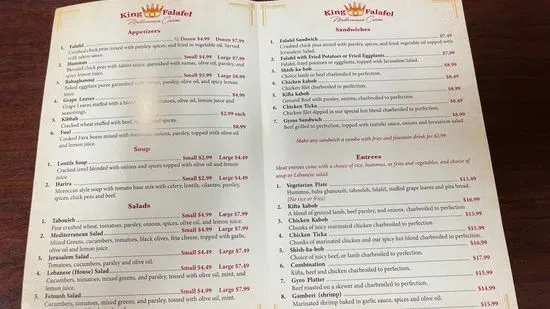 Menu 2