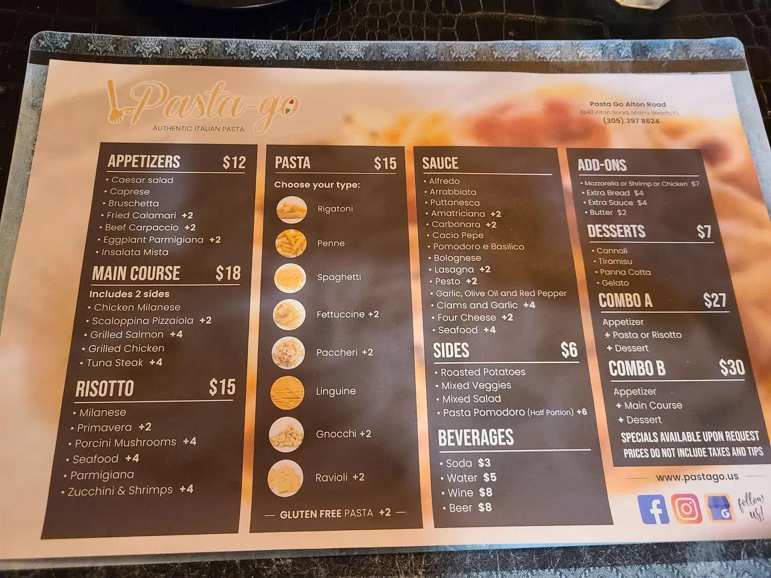 Menu 4