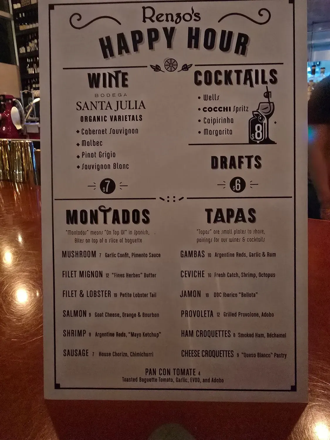 Menu 5