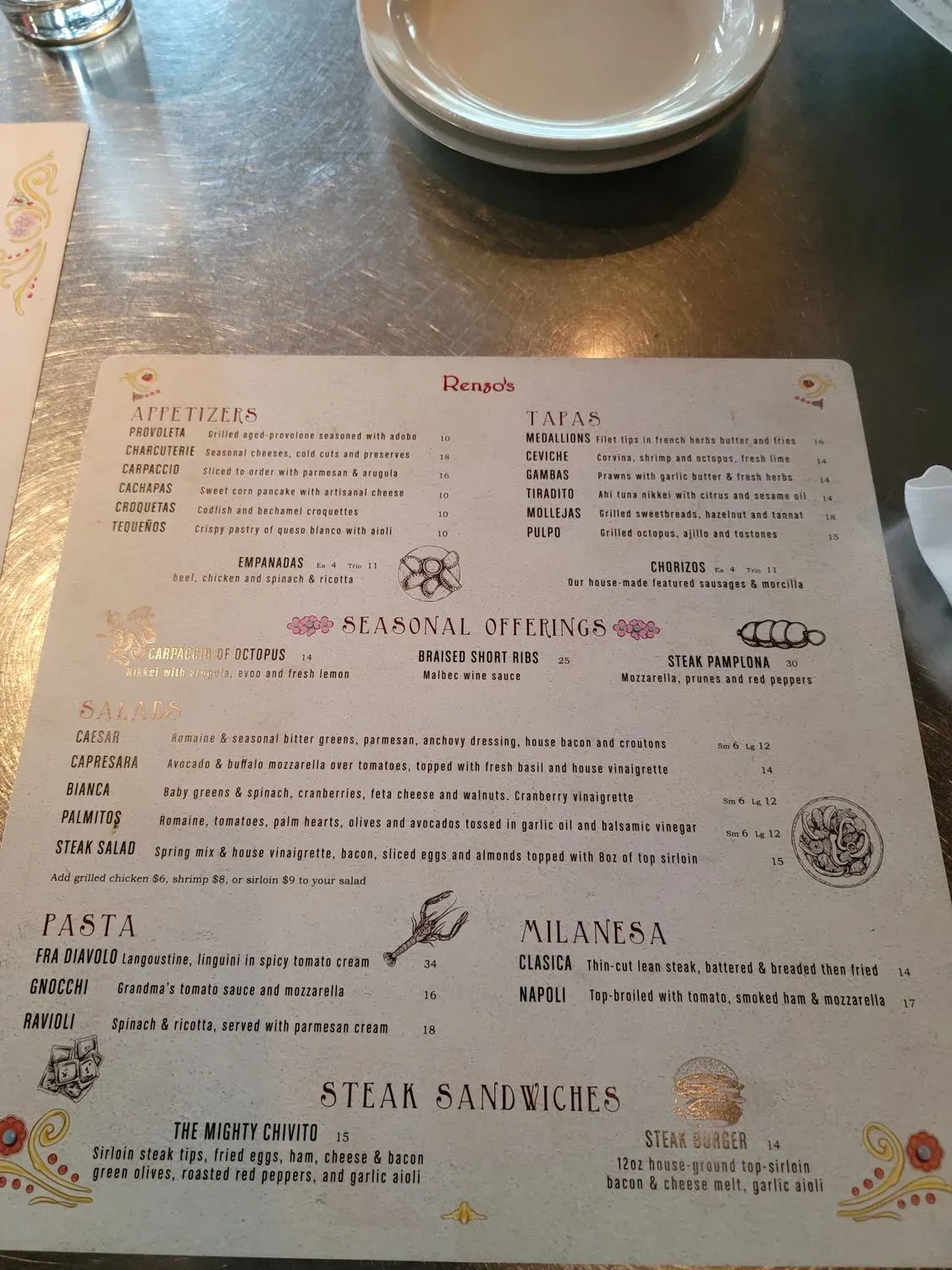 Menu 4