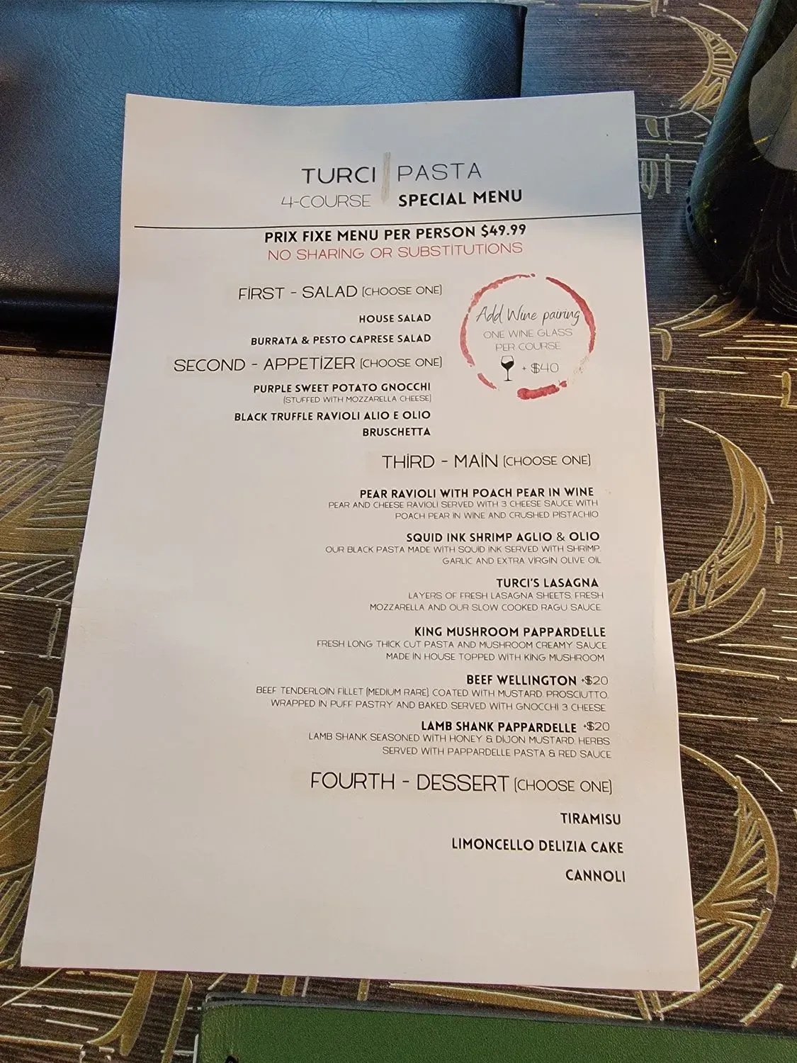 Menu 5