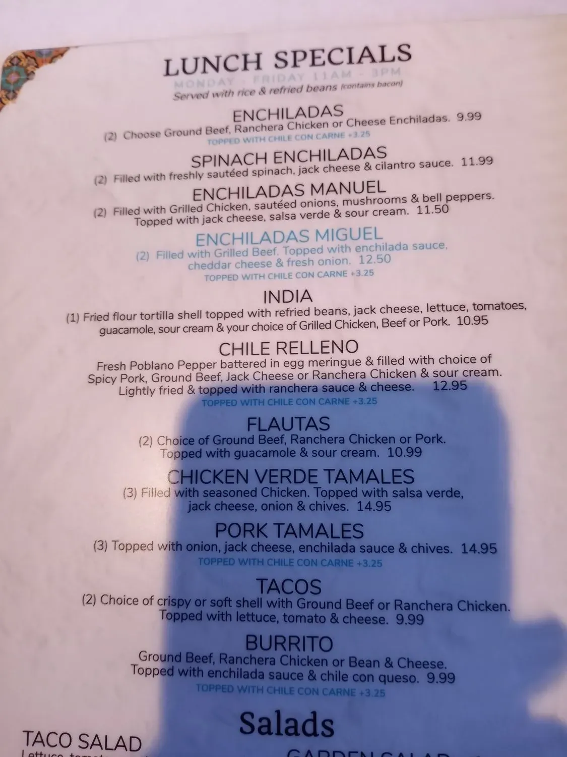 Menu 4