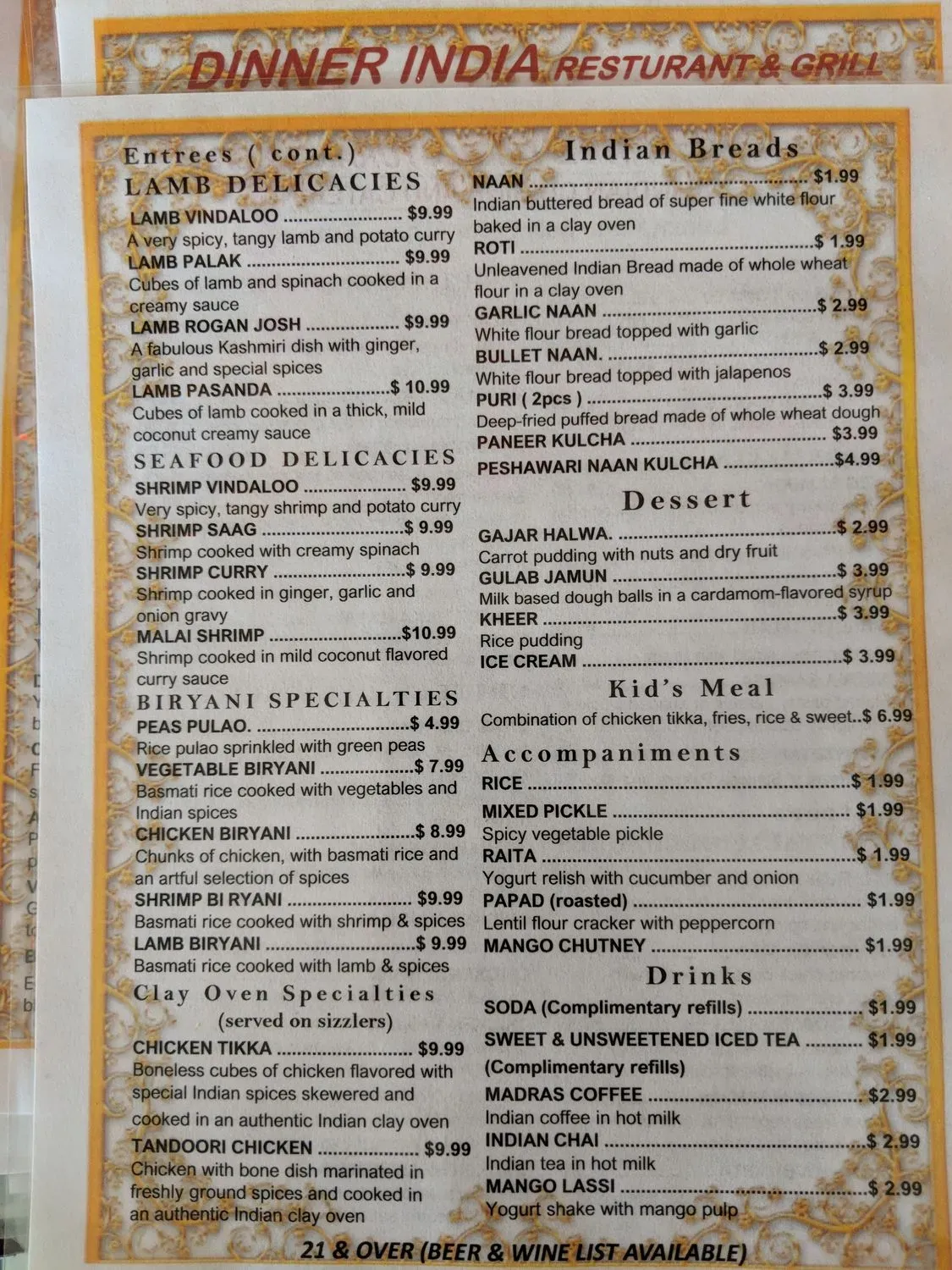 Menu 6