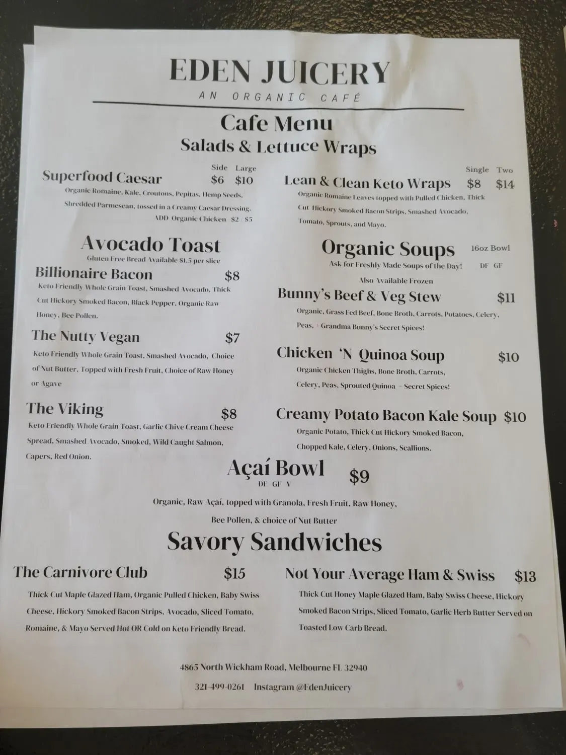 Menu 4