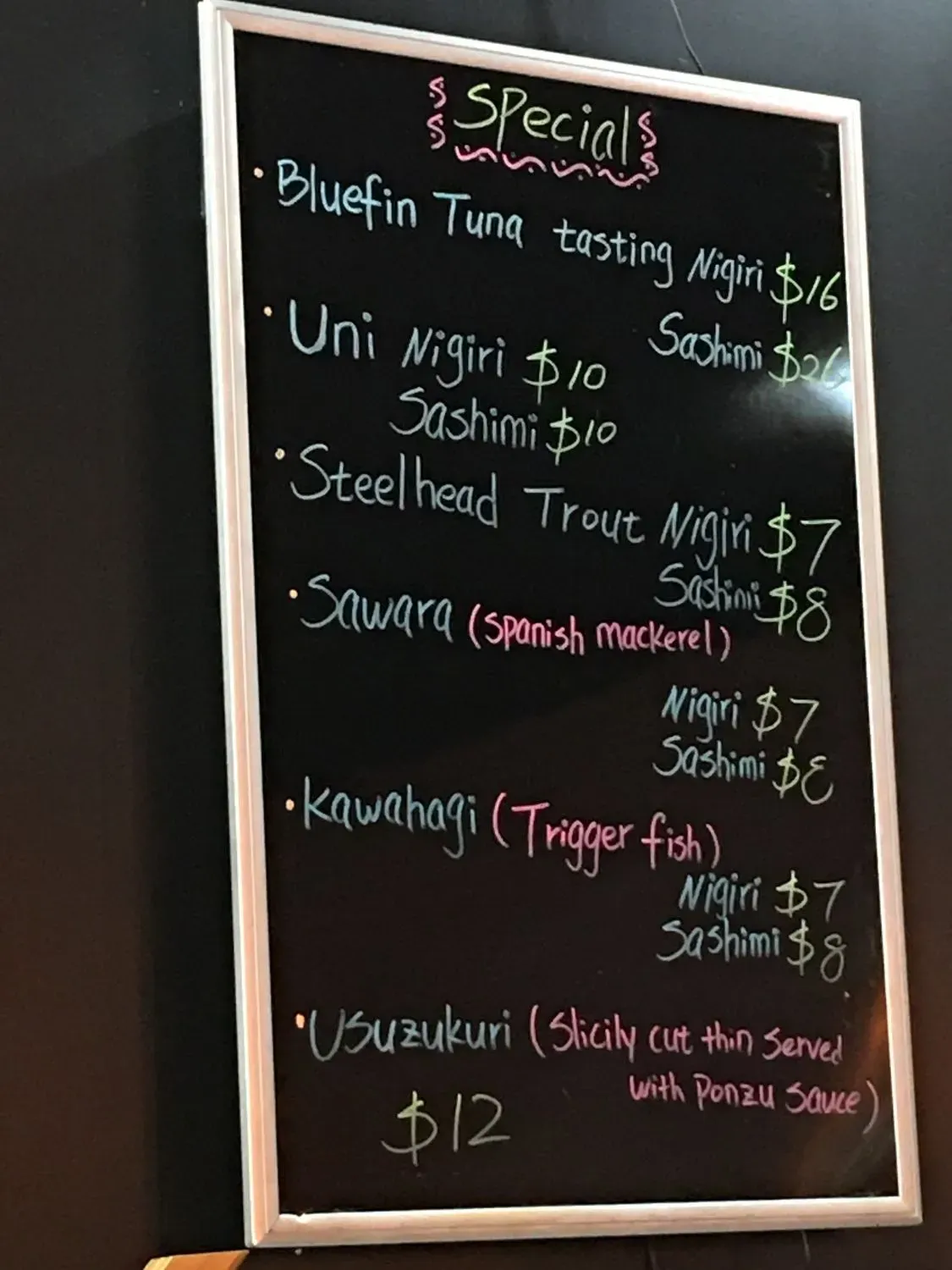 Menu 5