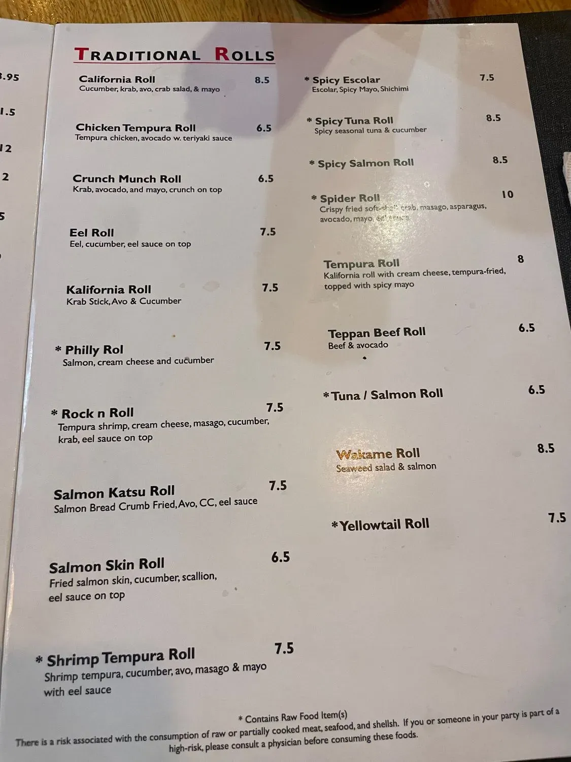 Menu 3