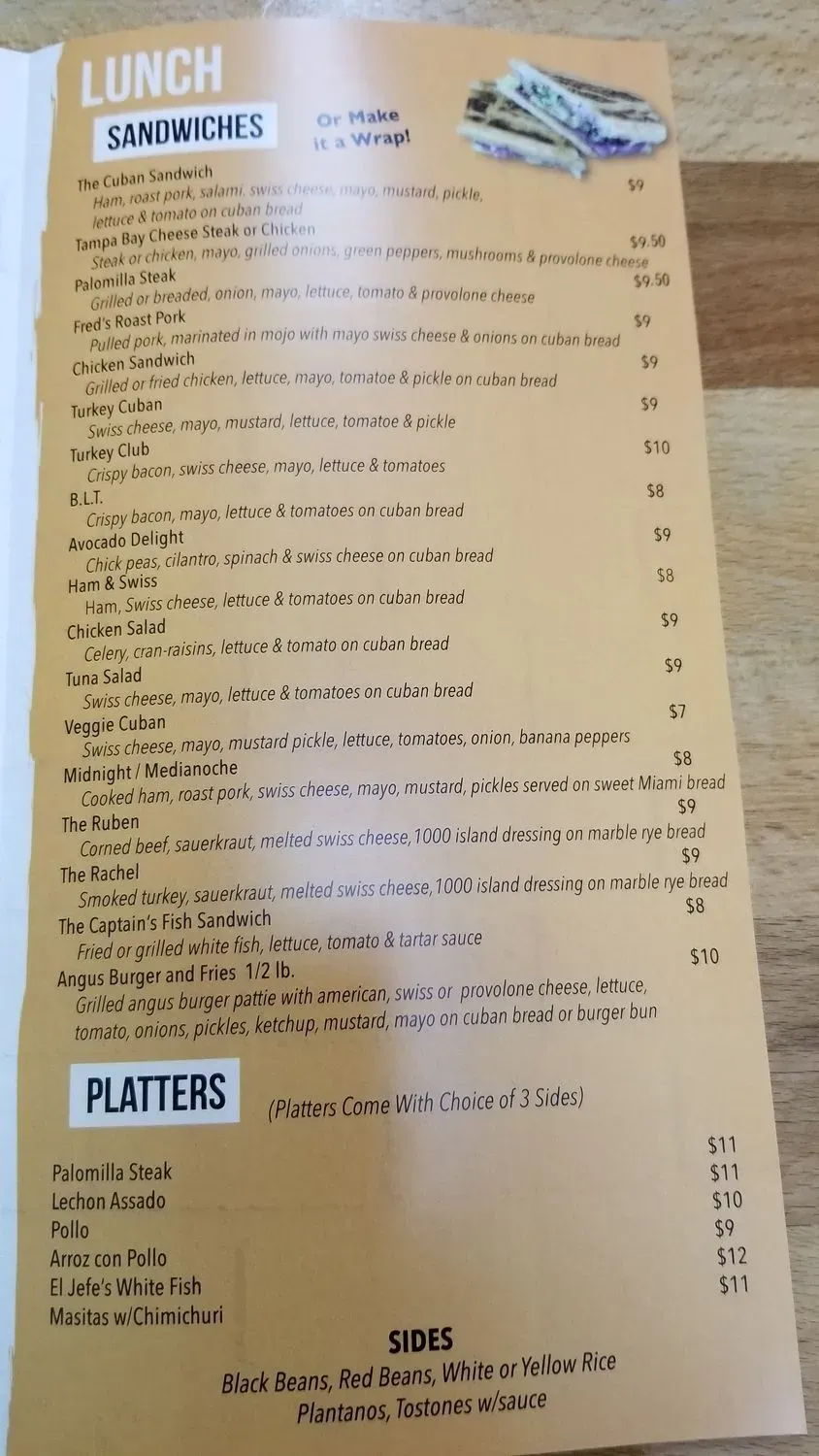 Menu 5