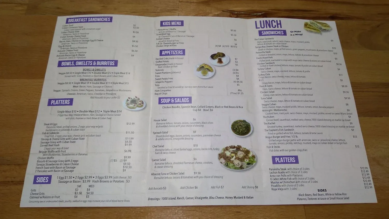 Menu 4