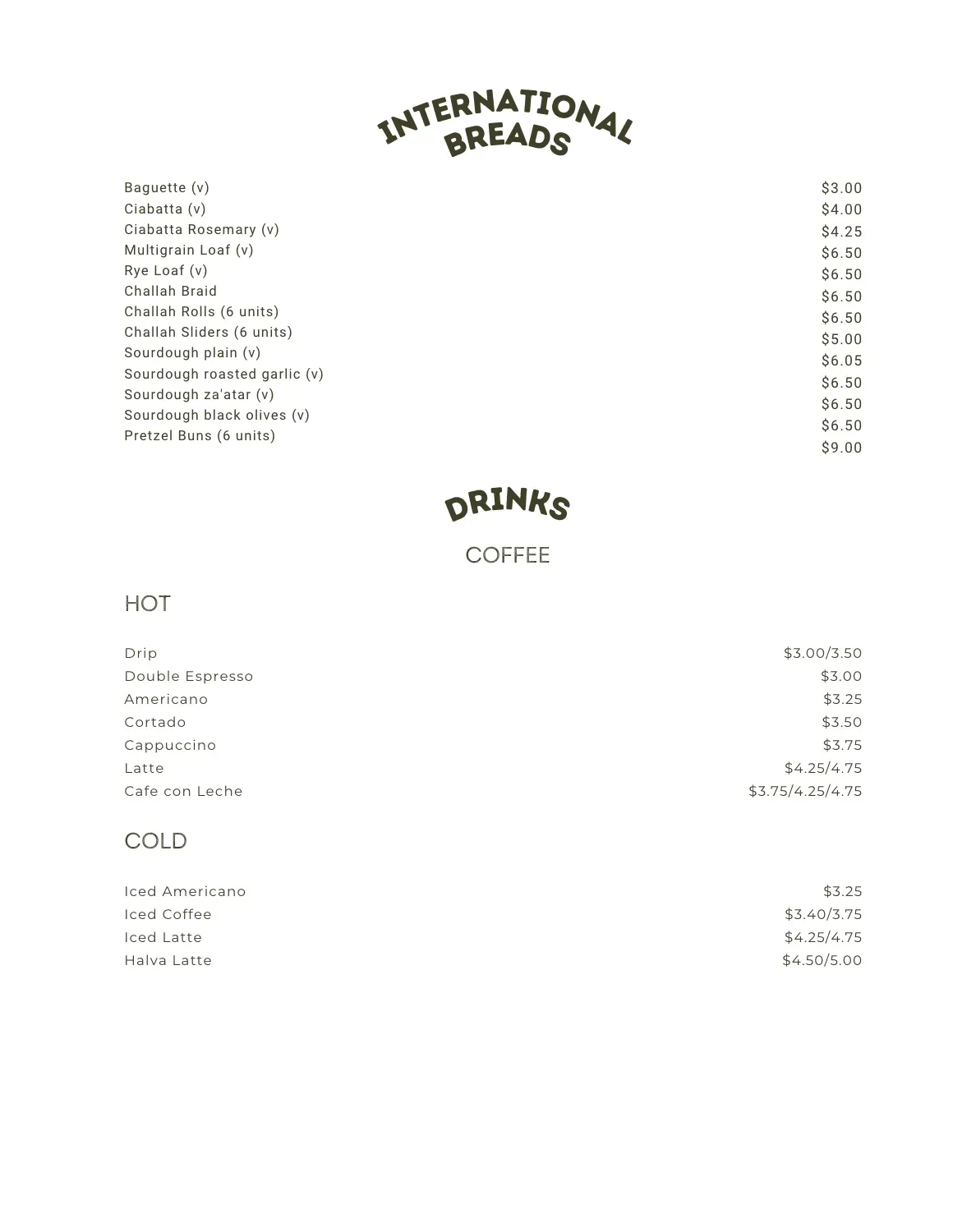 Menu 2