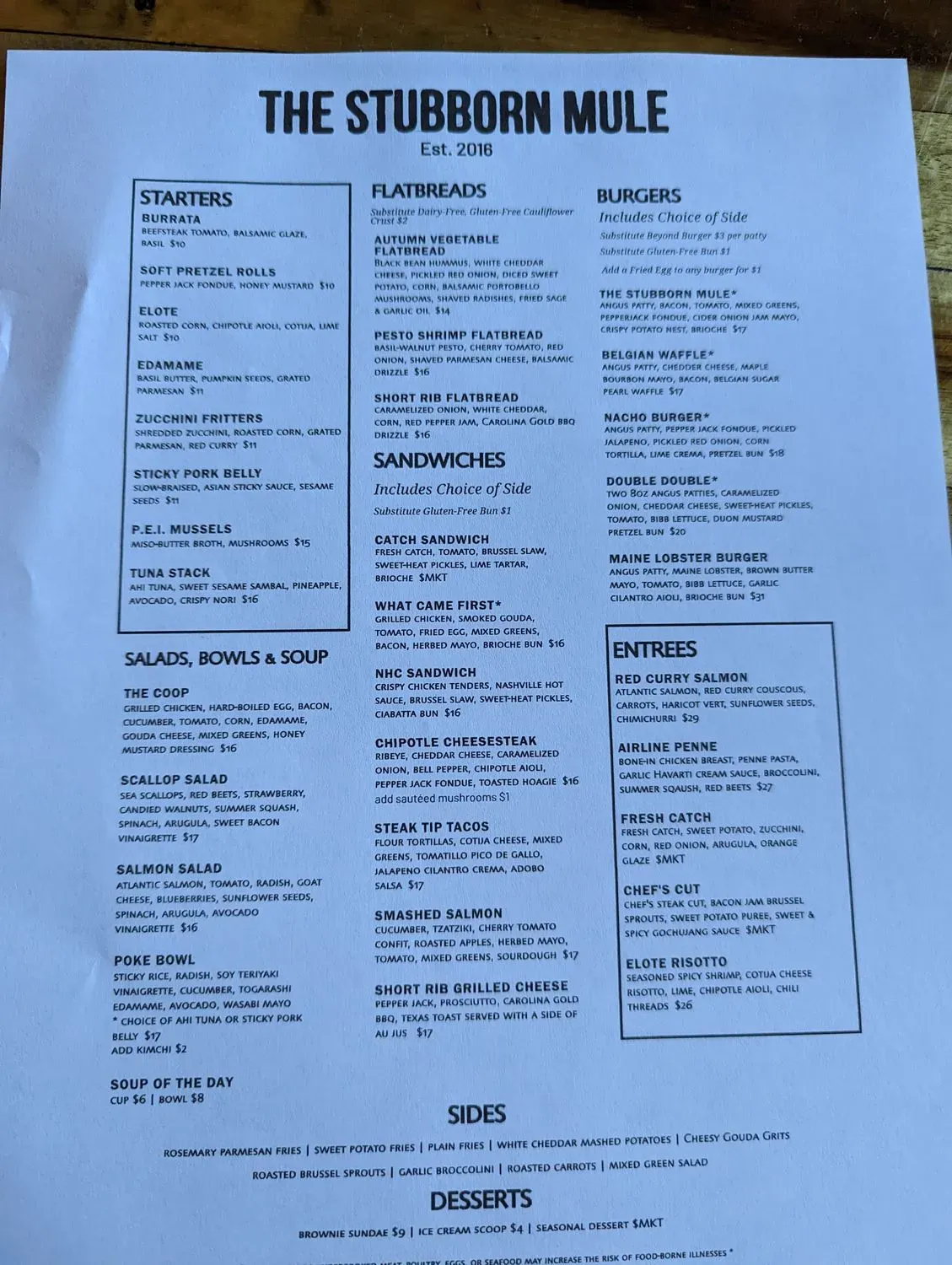 Menu 3