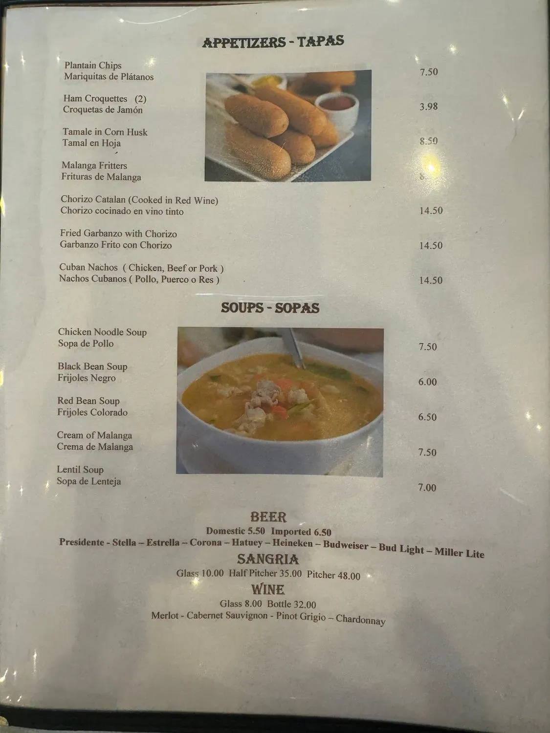 Menu 4