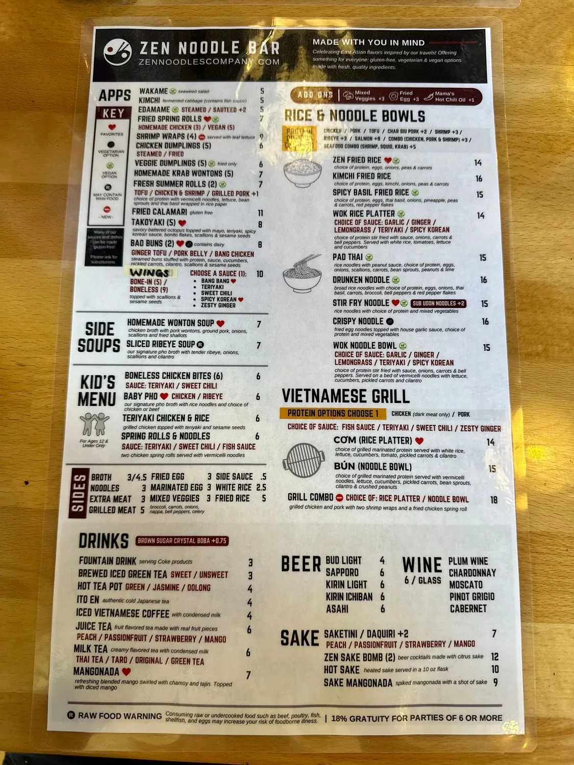 Menu 2