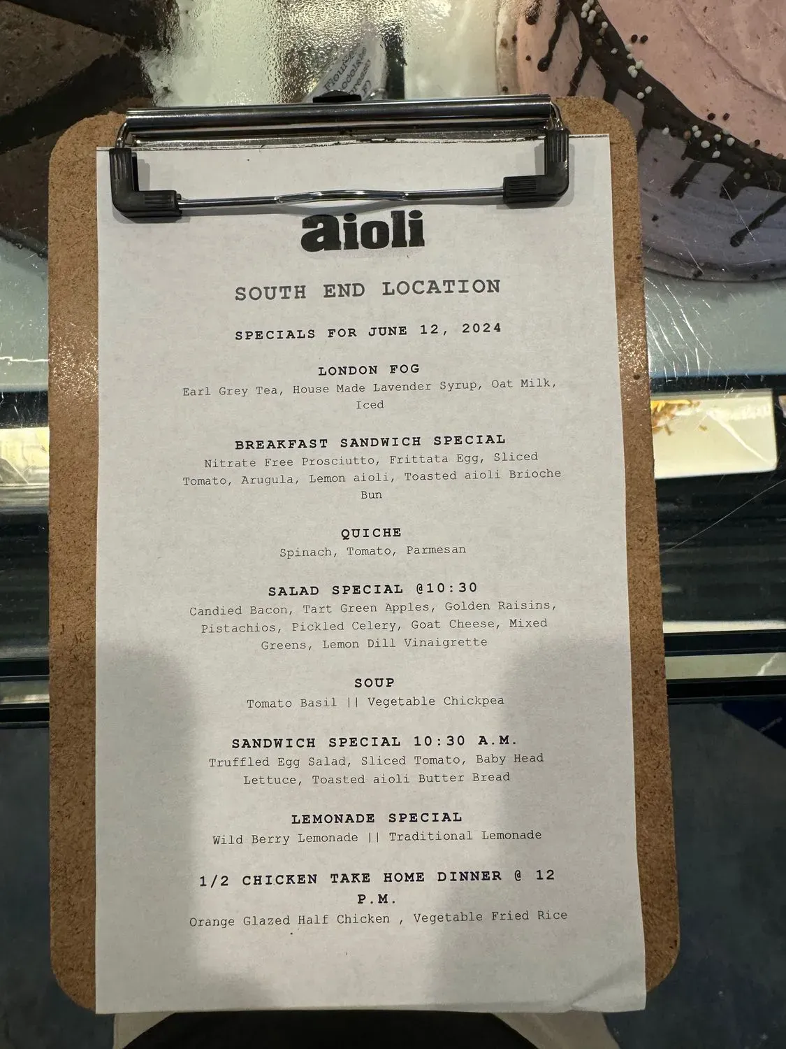 Menu 5