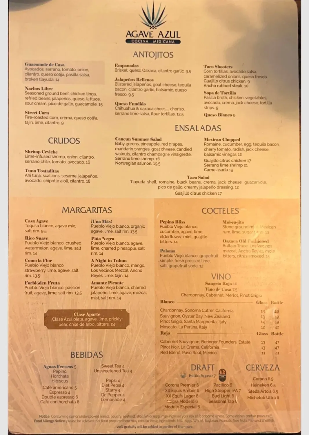 Menu 2