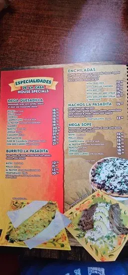 La Pasadita Authentic Mexican Restaurant Menu | Largo, FL | Checkle