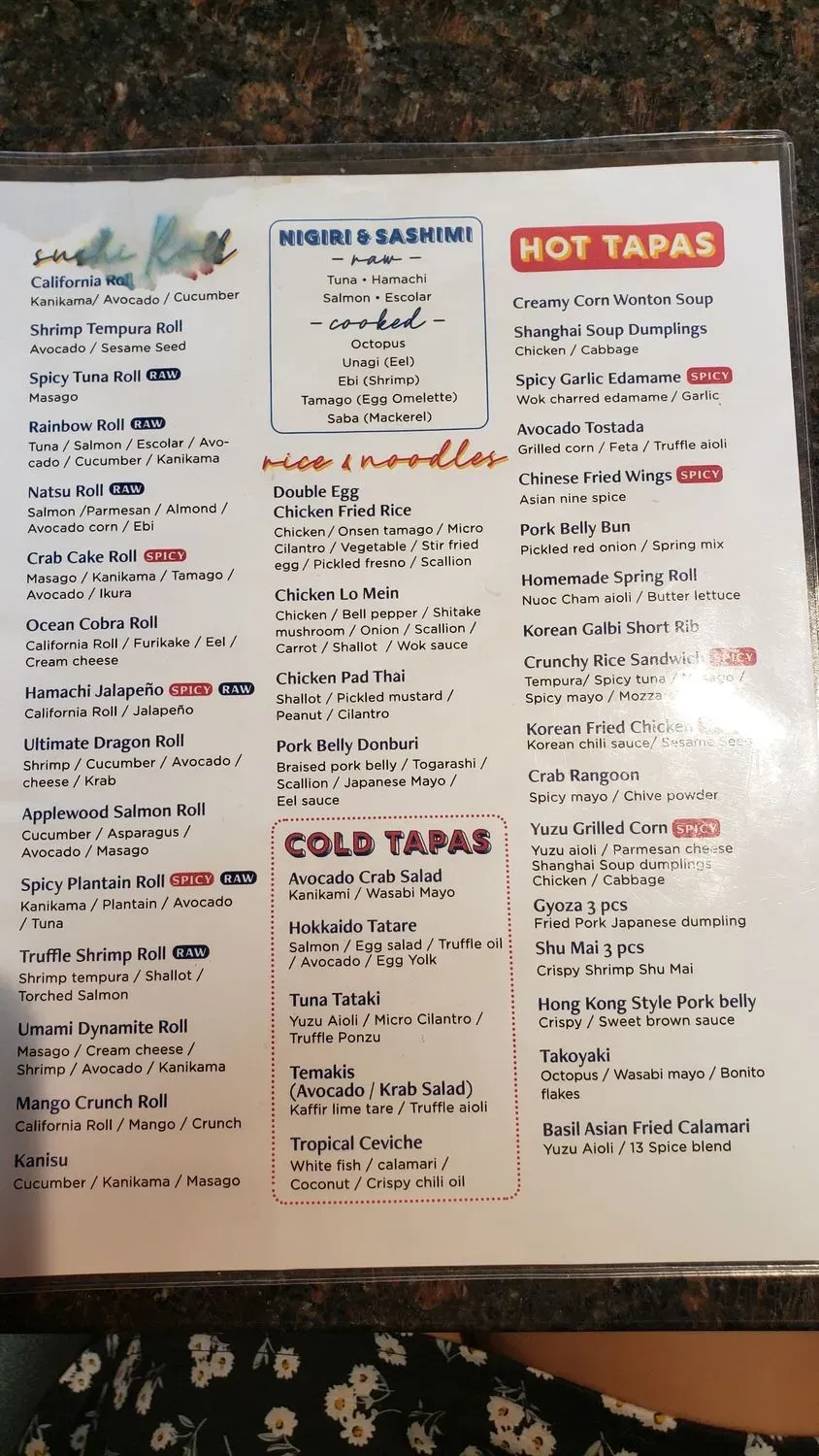 Menu 4