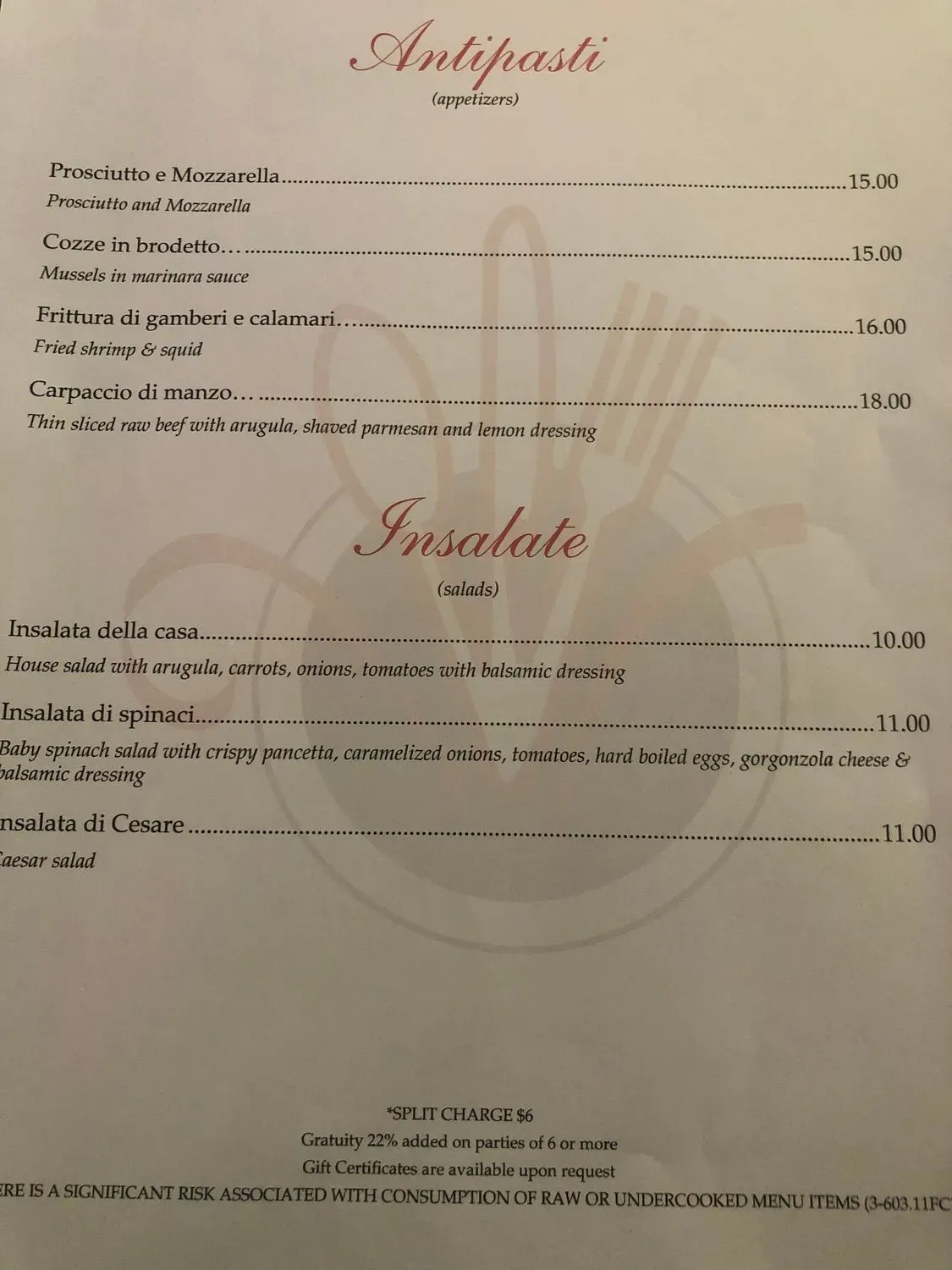 Menu 2