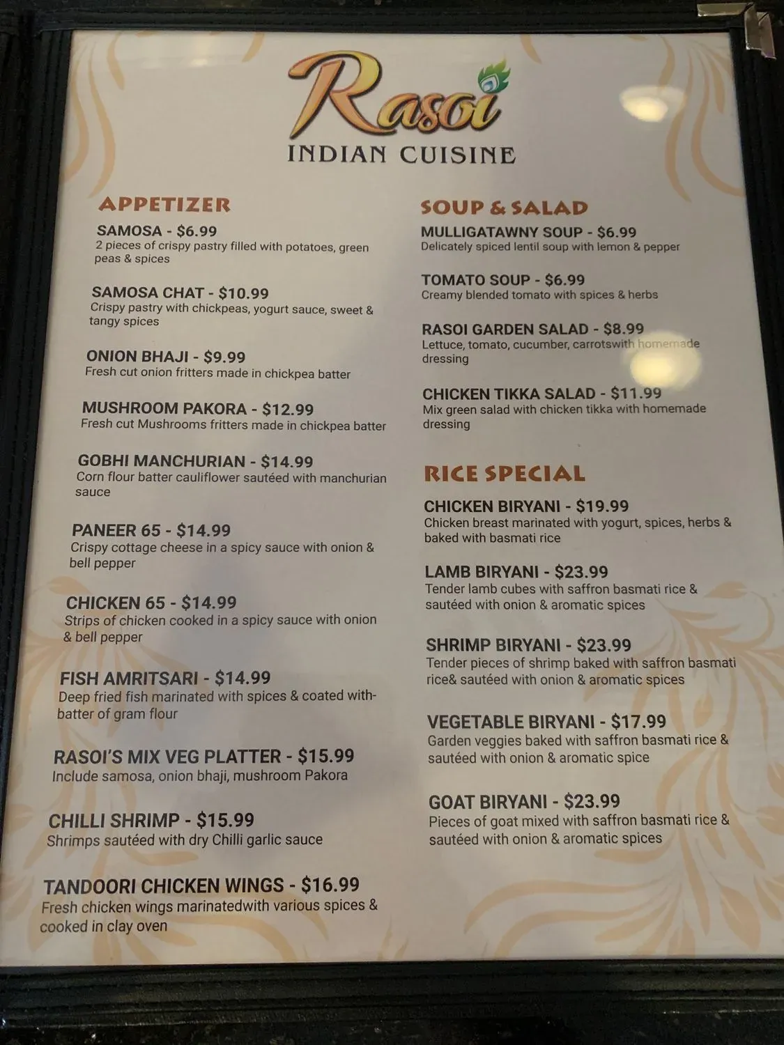 Menu 5