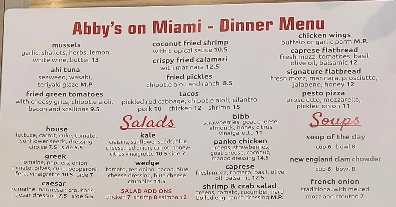 Menu 2