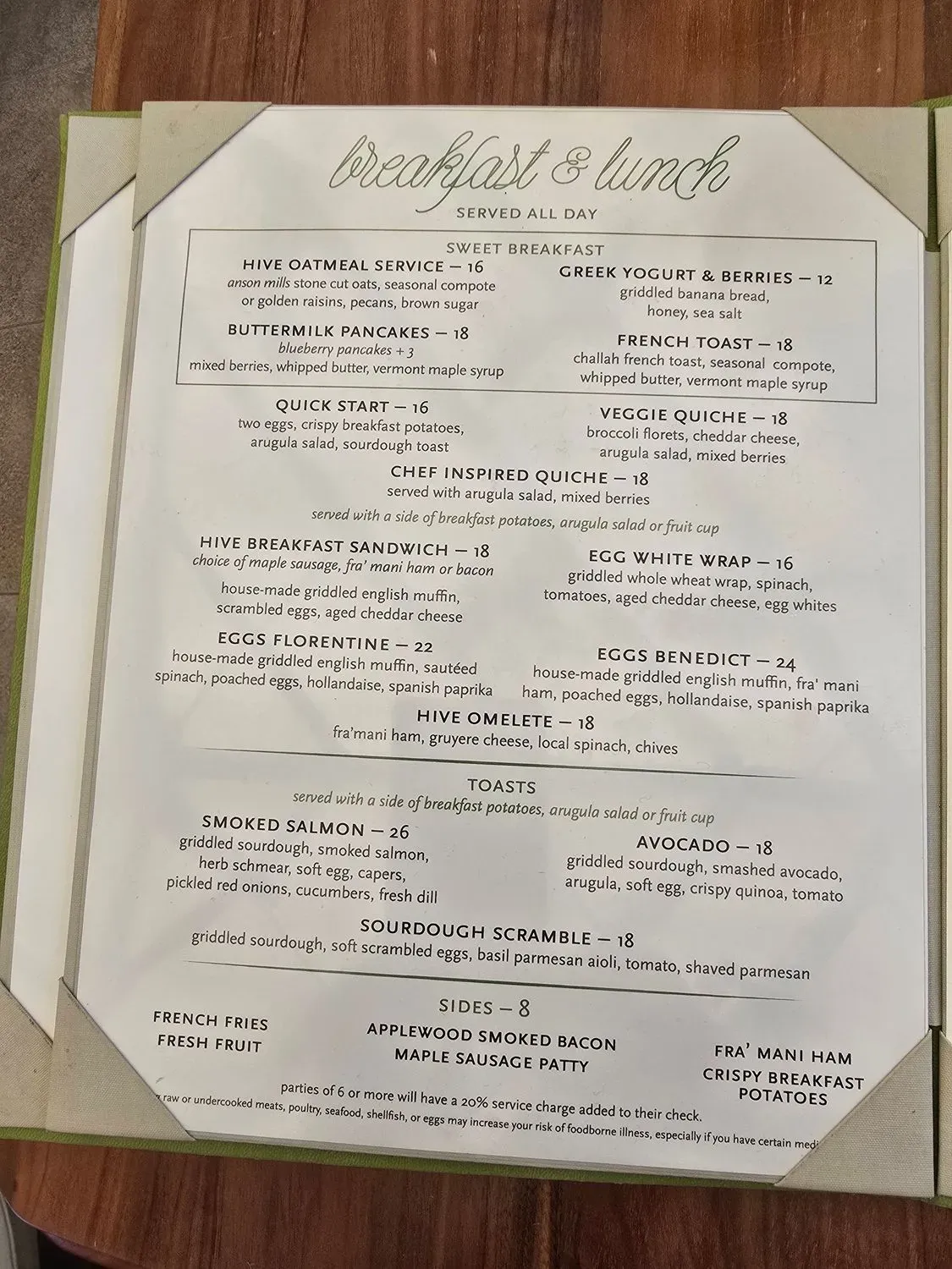 Menu 4