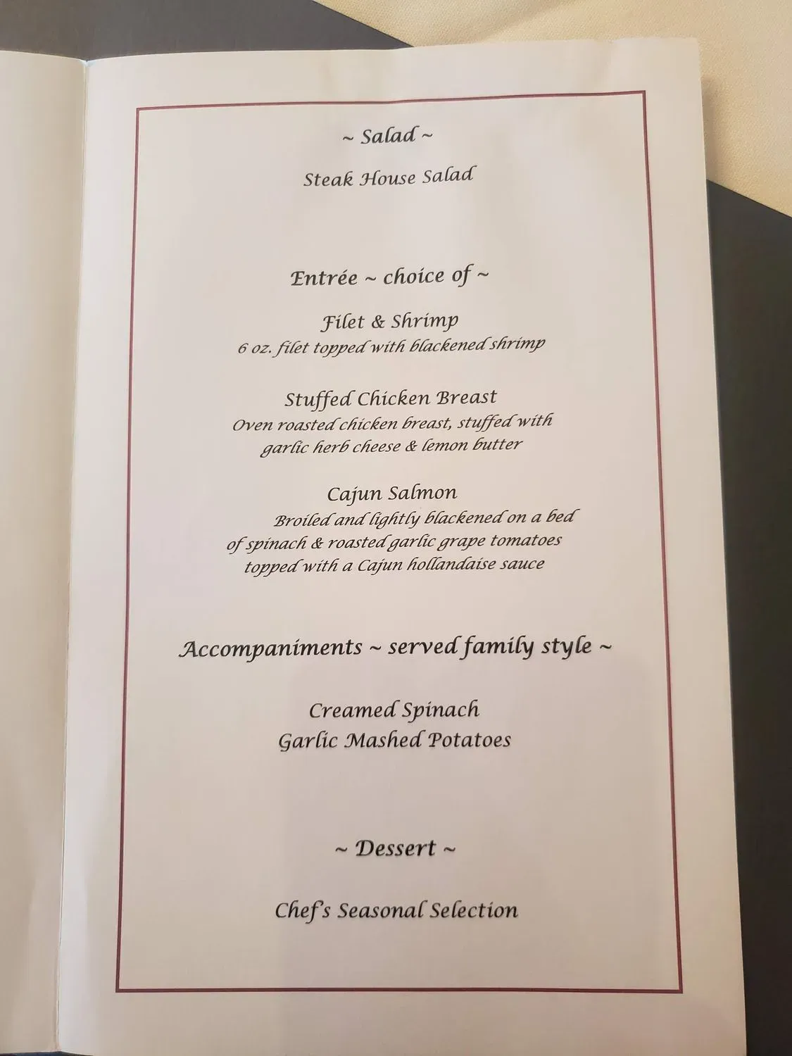 Menu 3