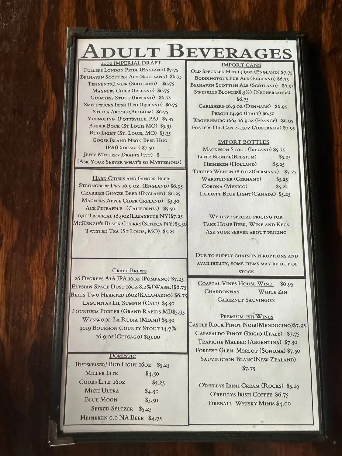 Menu 2