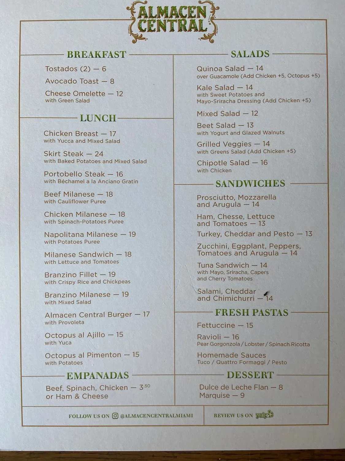 Menu 2