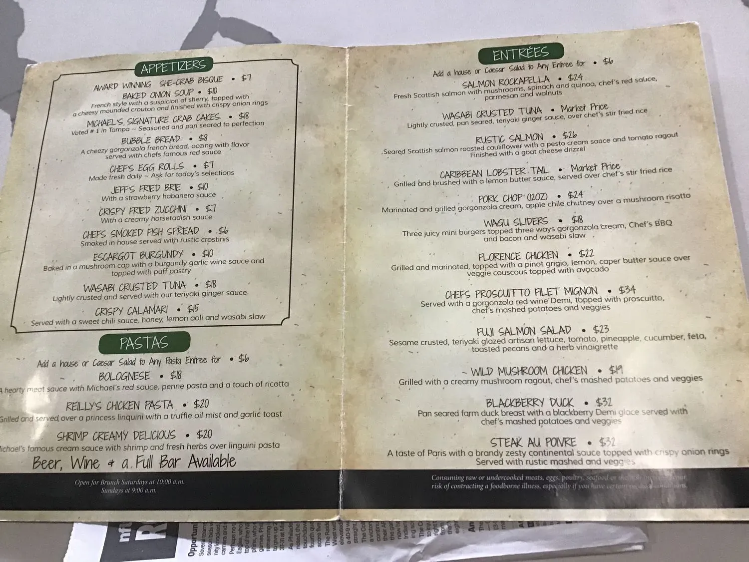 Menu 2