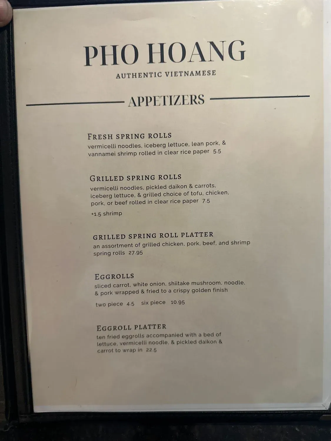 Menu 5