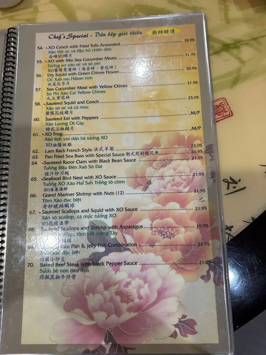 Menu 3