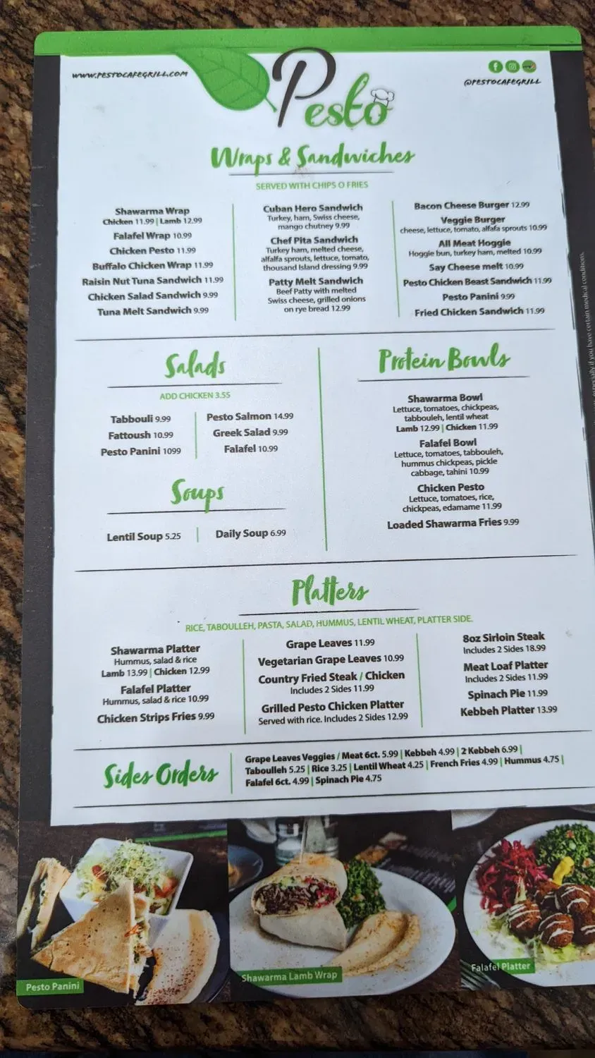 Menu 3