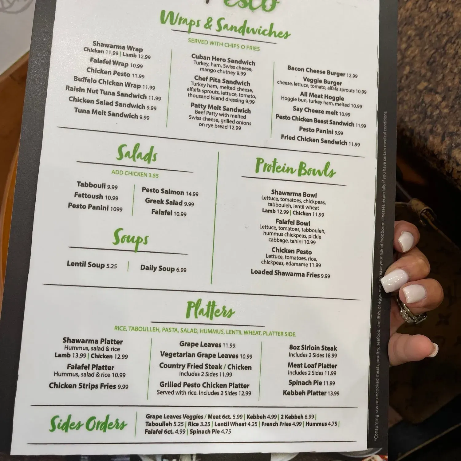 Menu 2