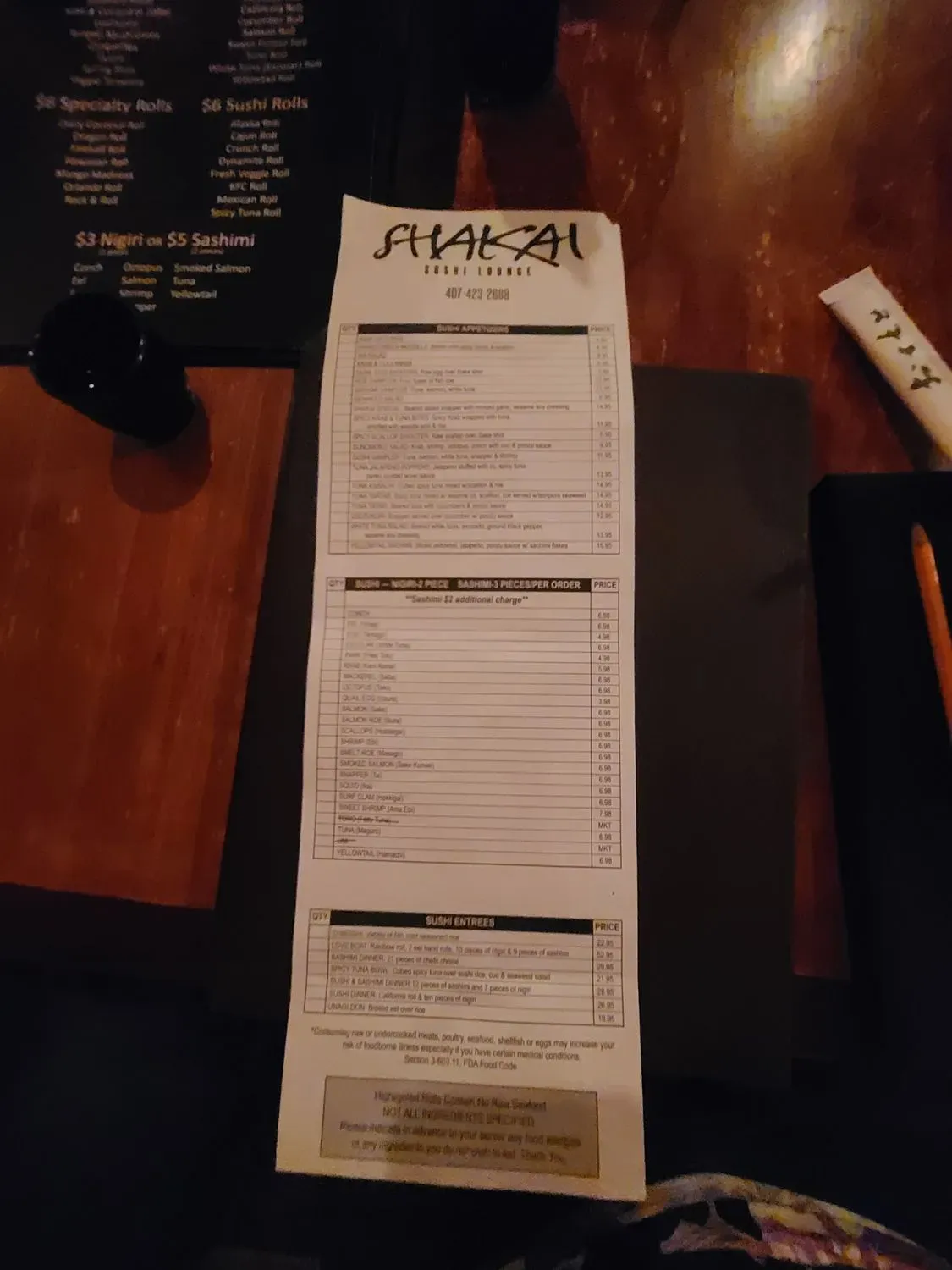 Menu 6