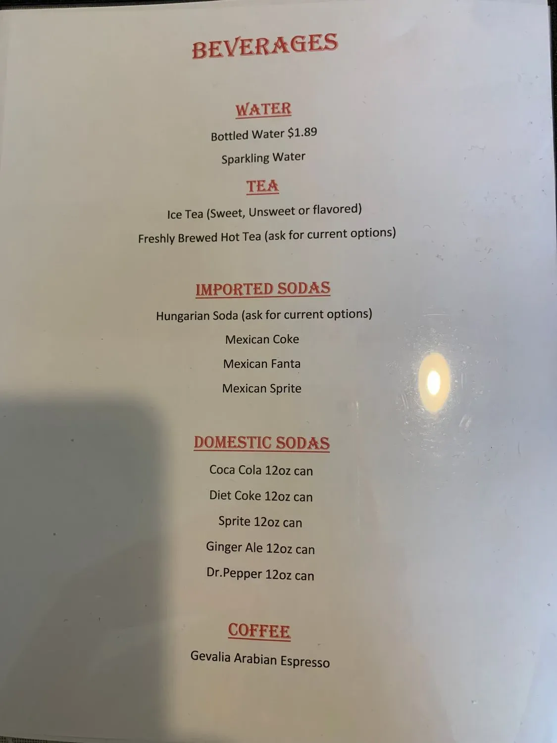 Menu 2