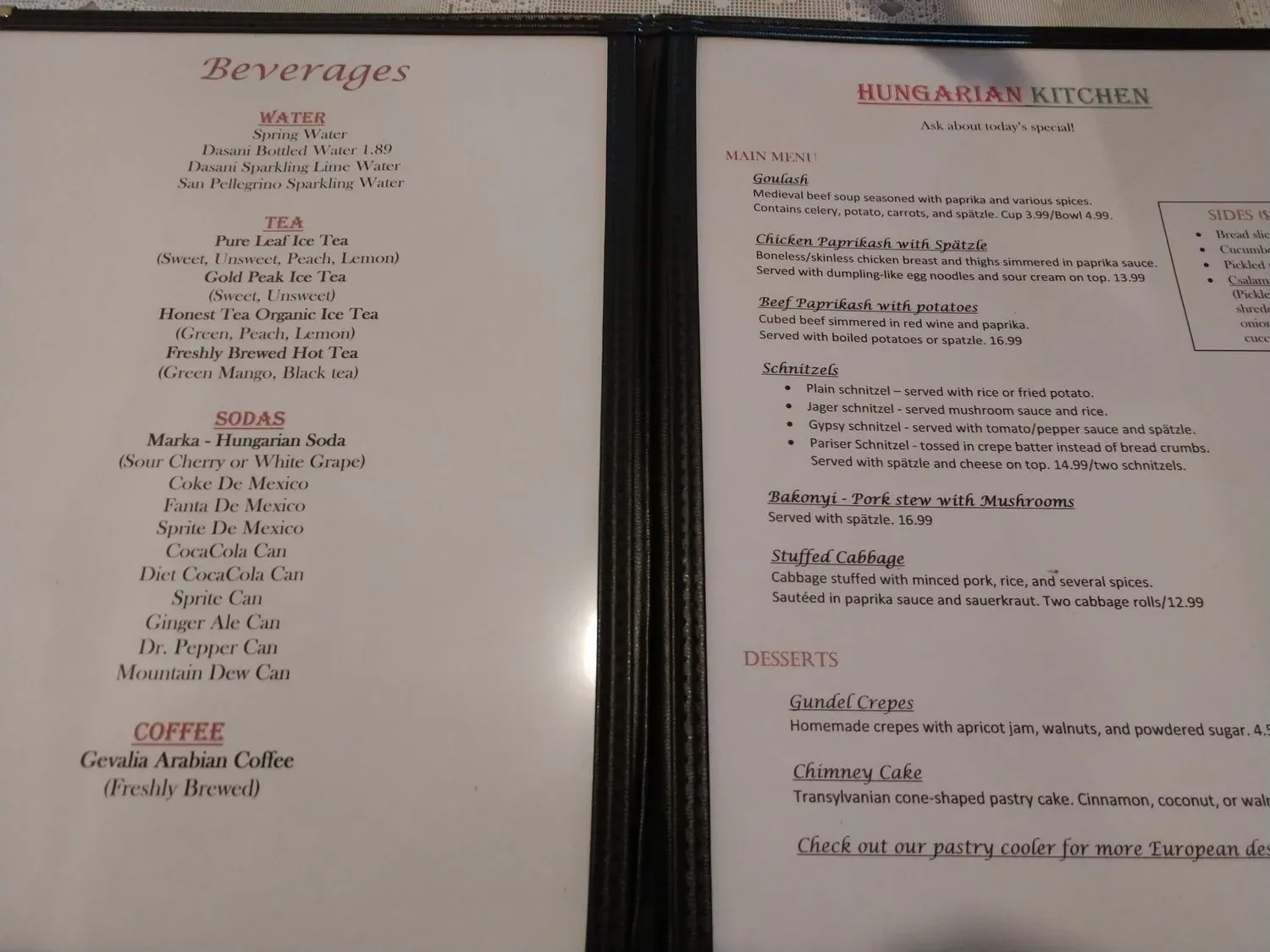 Menu 6