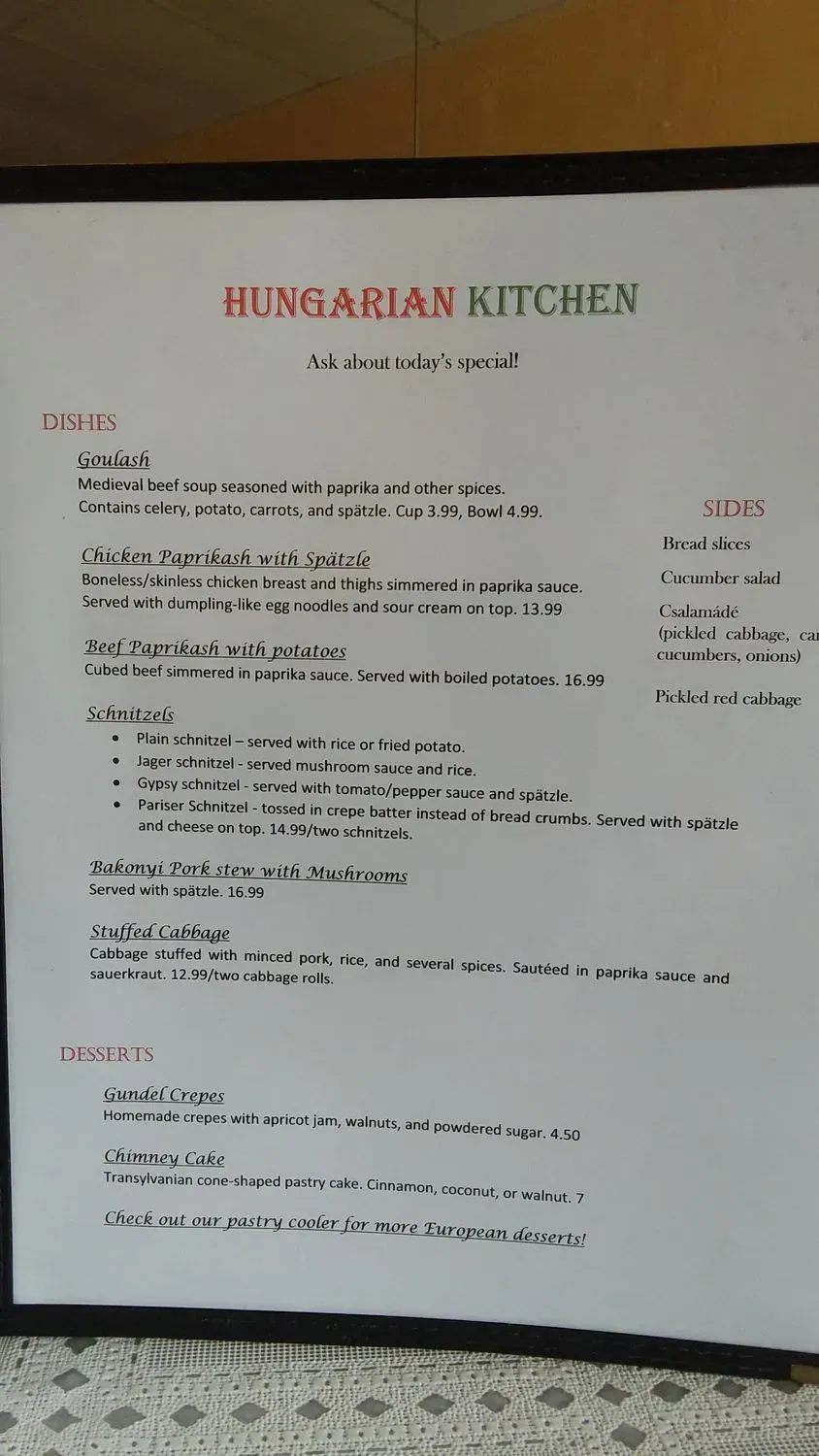 Menu 4