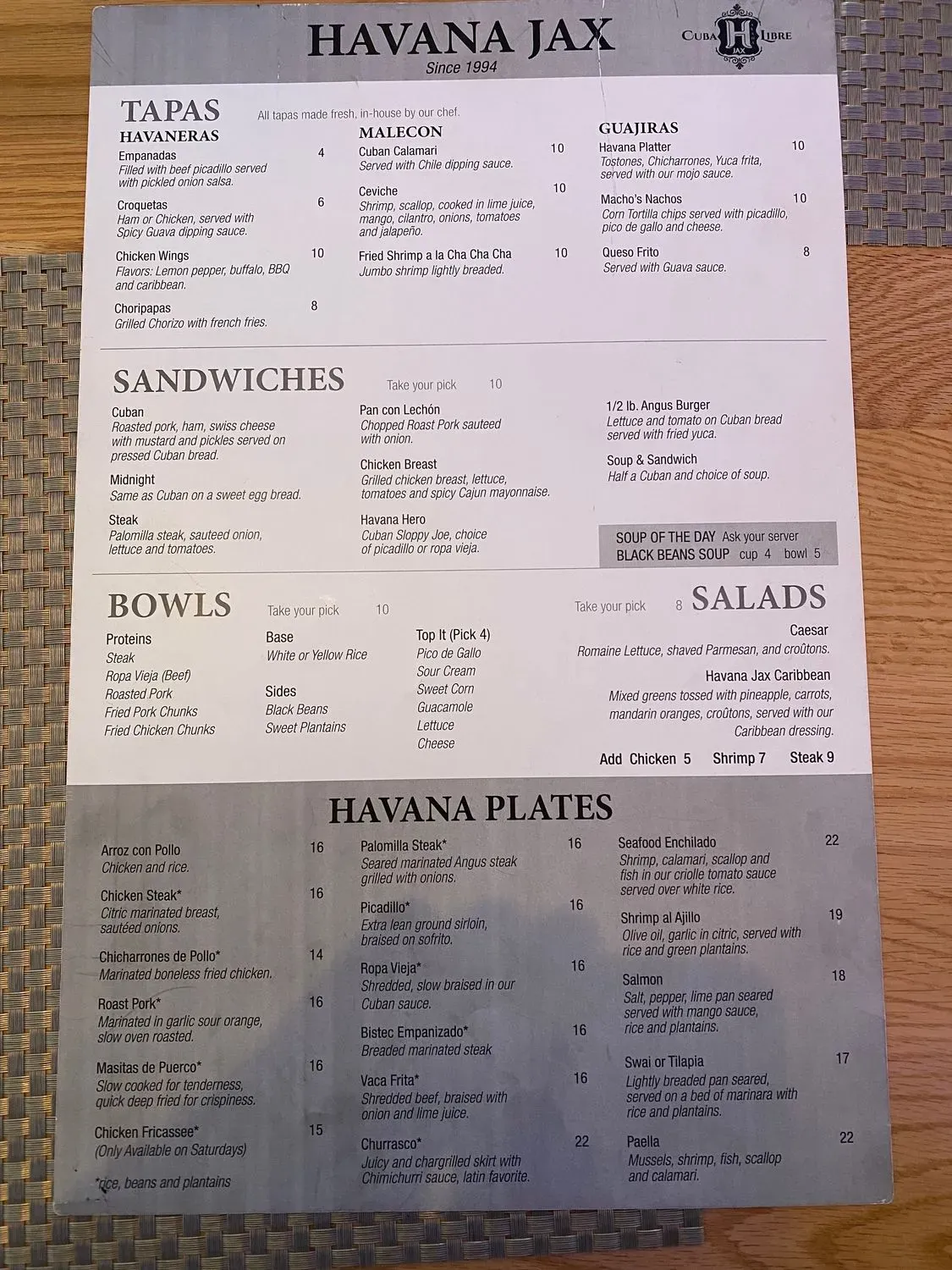 Menu 3