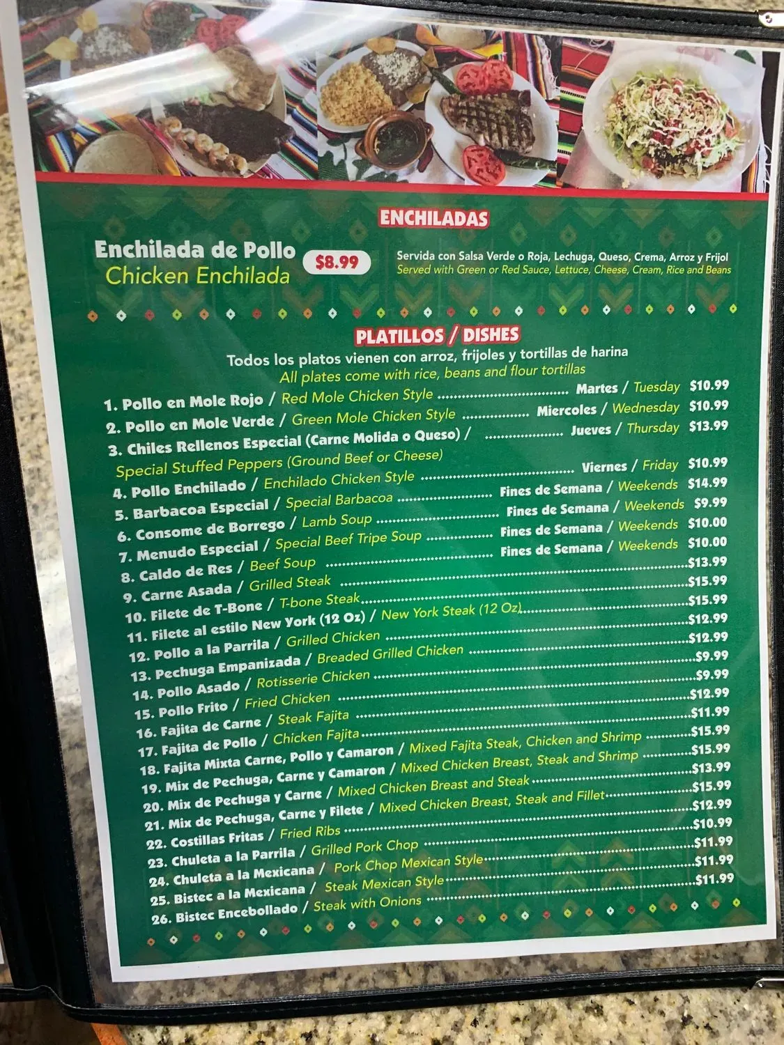 Menu 4