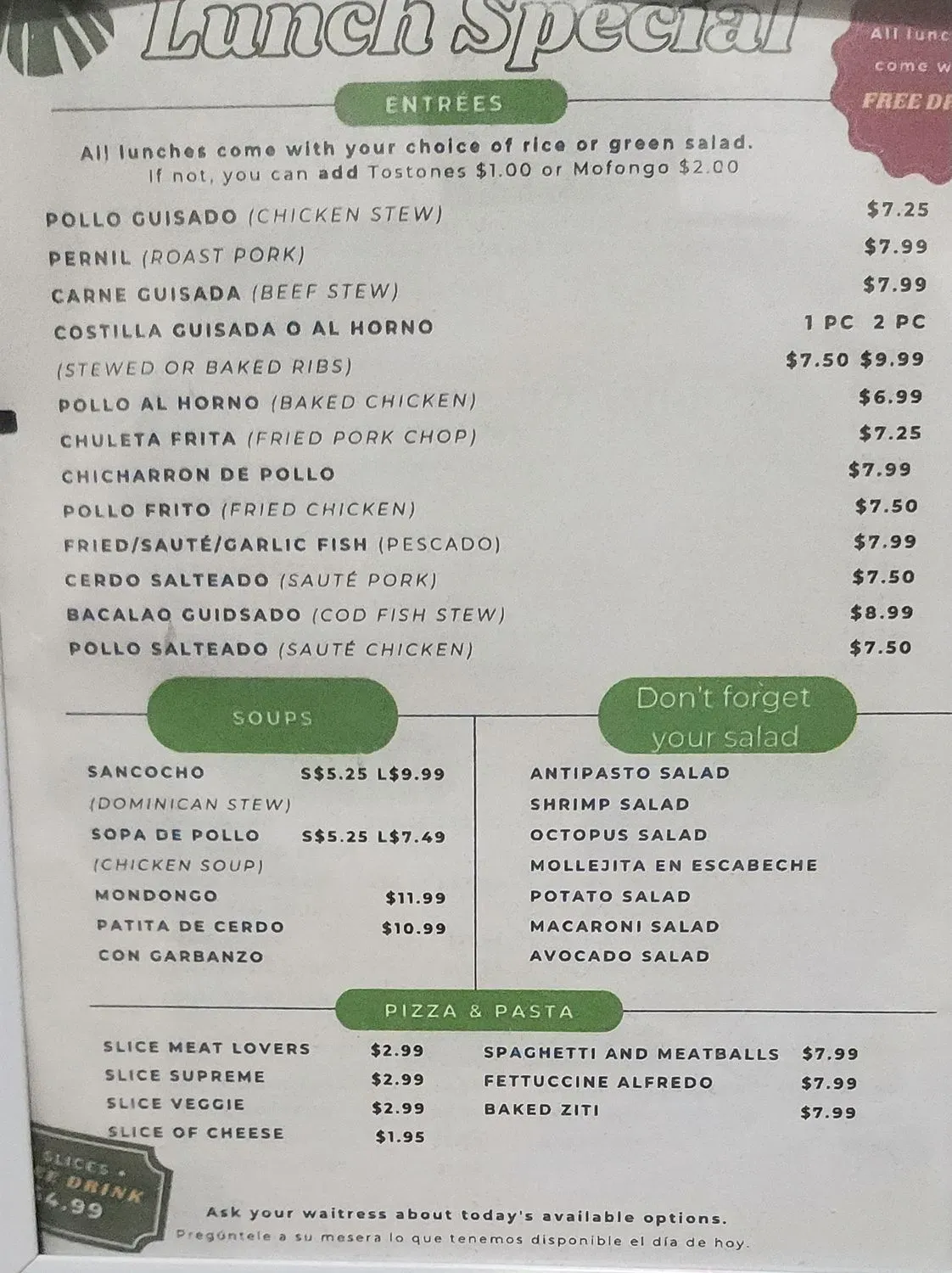 Menu 3